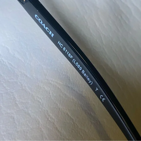 Coach Black Sunglasses with Case - Picture 8 of 8